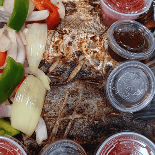 Grilled Pompano/Pepper/Shito
